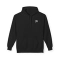 Adult Unisex Monogram 'JB' Minimalist Black Hoodie — Classic Personalized Sweatshirt