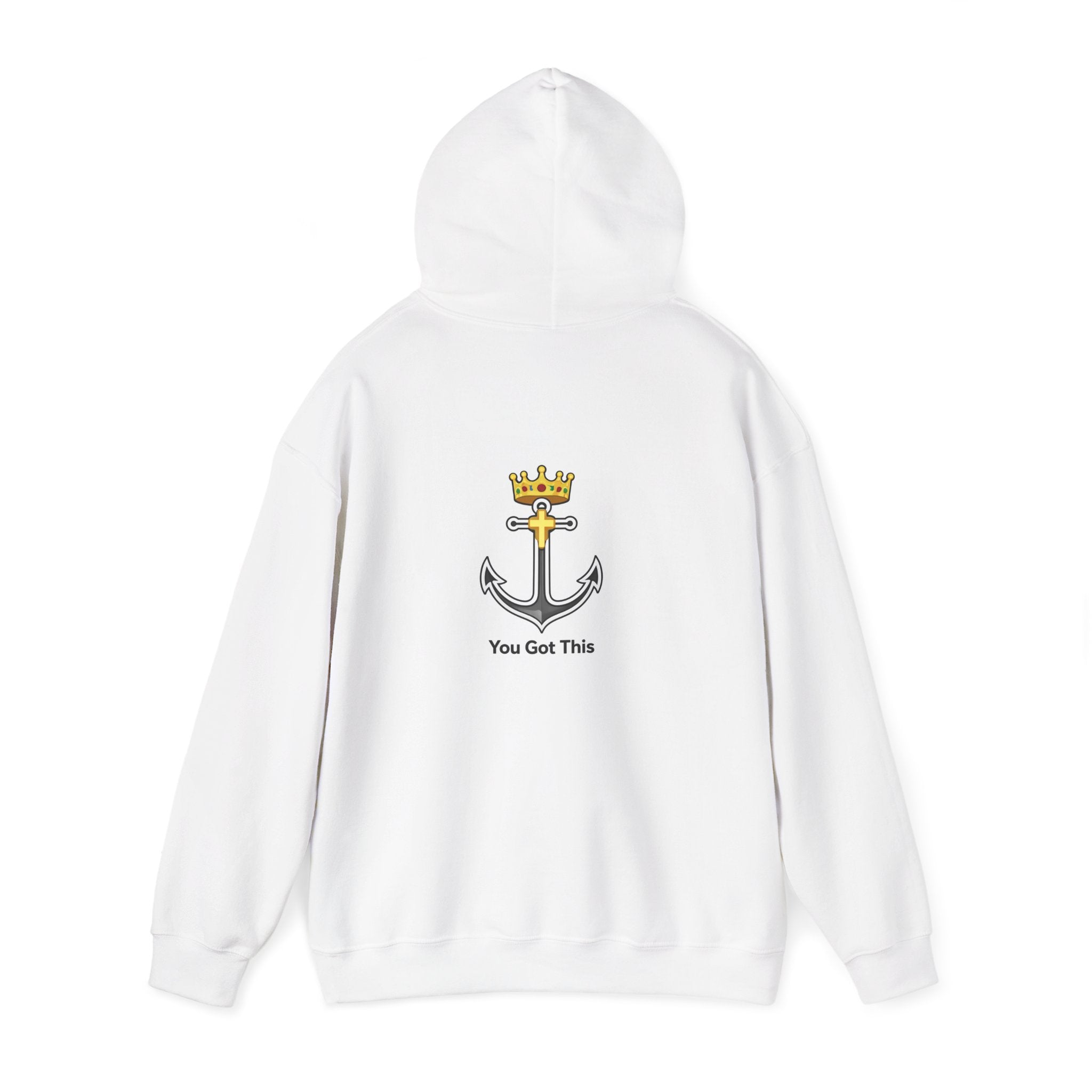Adult Unisex Monogram Hoodie - Minimal 'JB' Chest Initials Casual Pullover