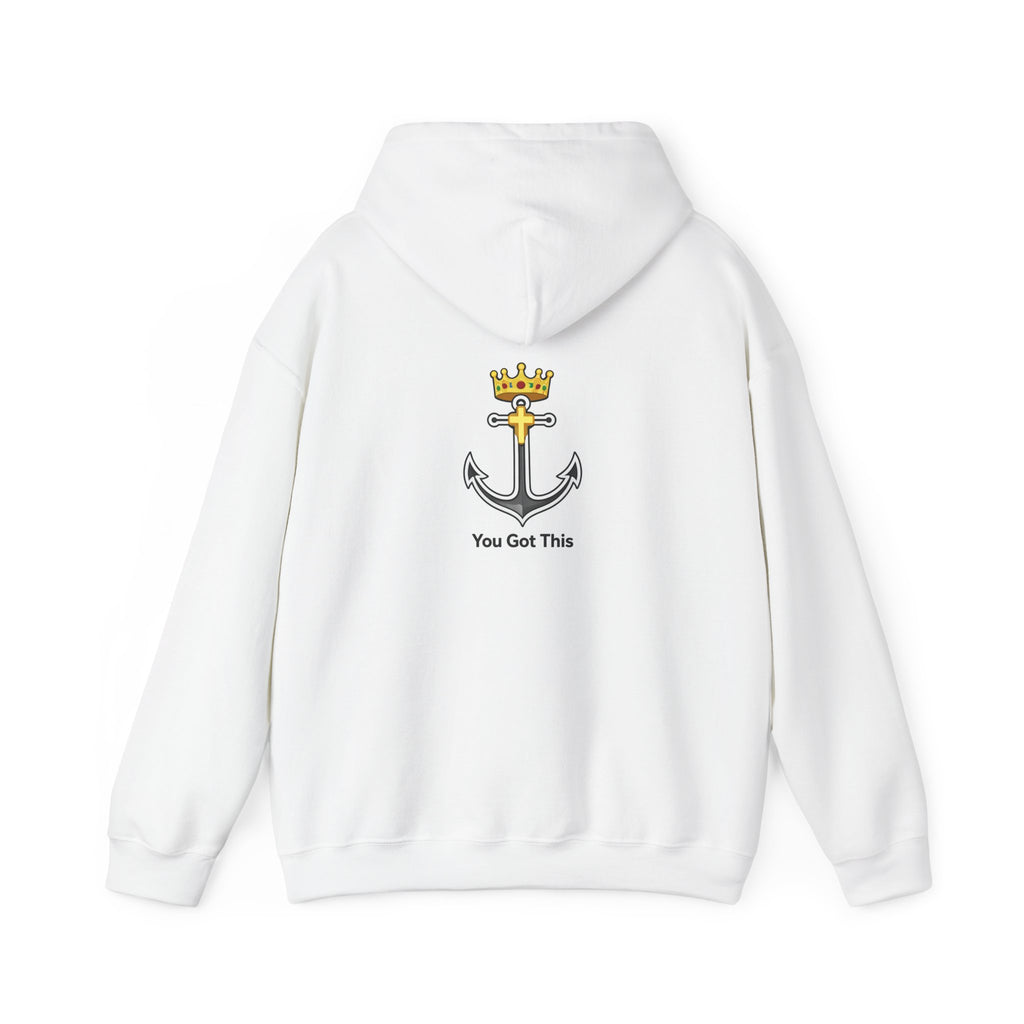 Adult Unisex Monogram Hoodie - Minimal 'JB' Chest Initials Casual Pullover